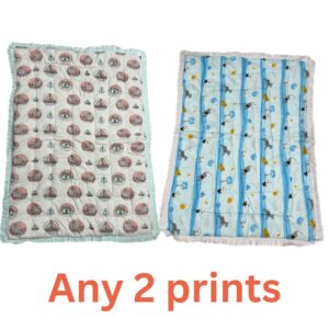 PURE COTTON GODADI | BIG SIZE | 28 * 38 INCH | (ANY PACK OF 2) (Multi-color) (Multi-design)